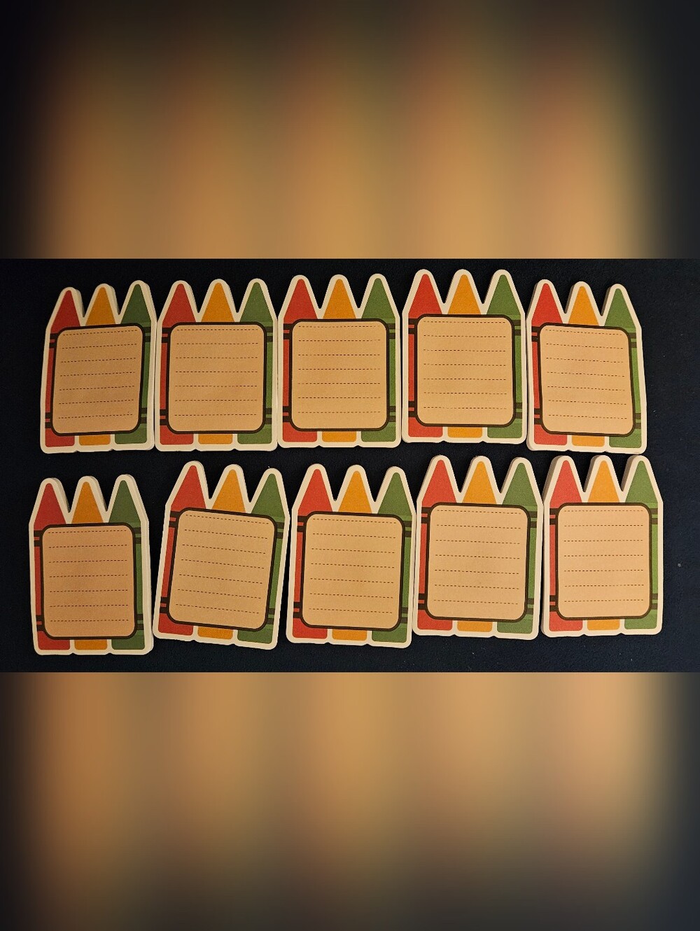 10 Ct Crayon Sticky Notes